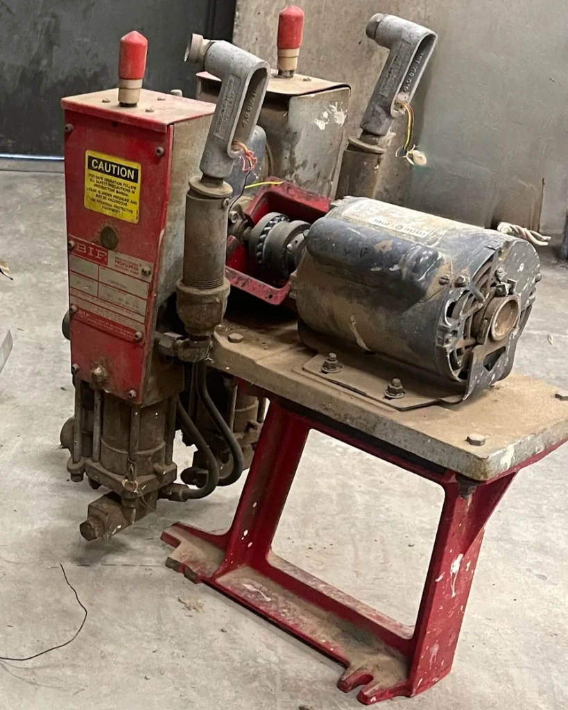 BIF Propsuperb Proportioning Metering Pump and Motor on Stand